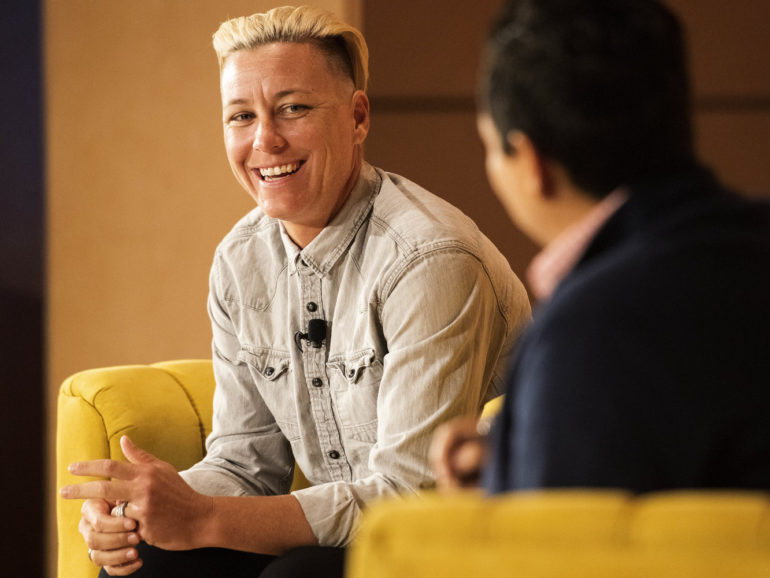 Abby Wambach On The 3 Things She Tells Her Kids After Soccer Games